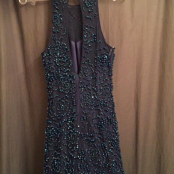 Sherri Hill beaded prom dress. - Picture 3 of 7